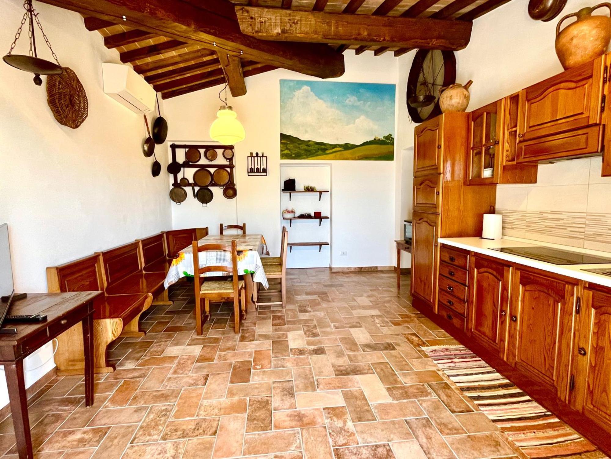 Apartament Podere Poggio Salto Pienza Zewnętrze zdjęcie